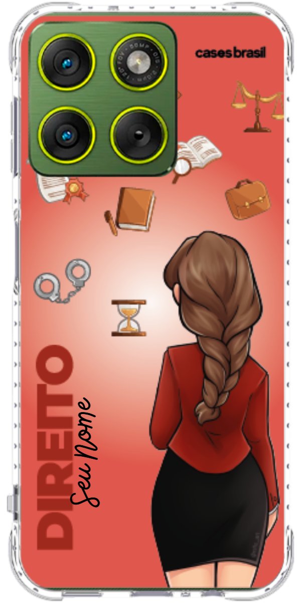 Capinha para celular Direito - Boneca Profissão Com Fundo