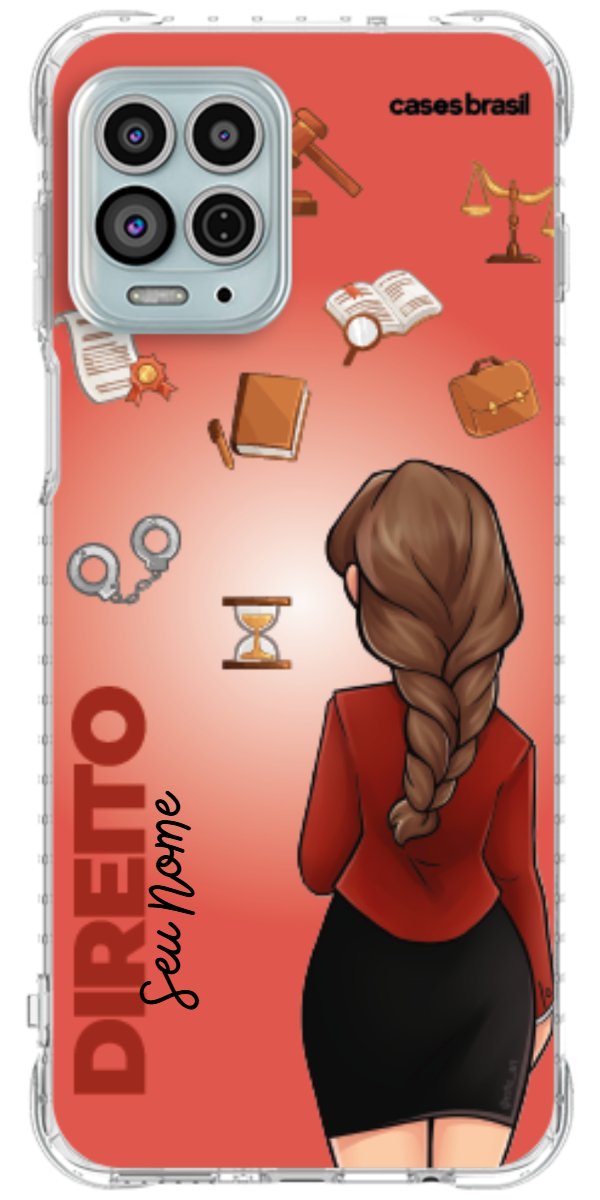 Capinha para celular Direito - Boneca Profissão Com Fundo