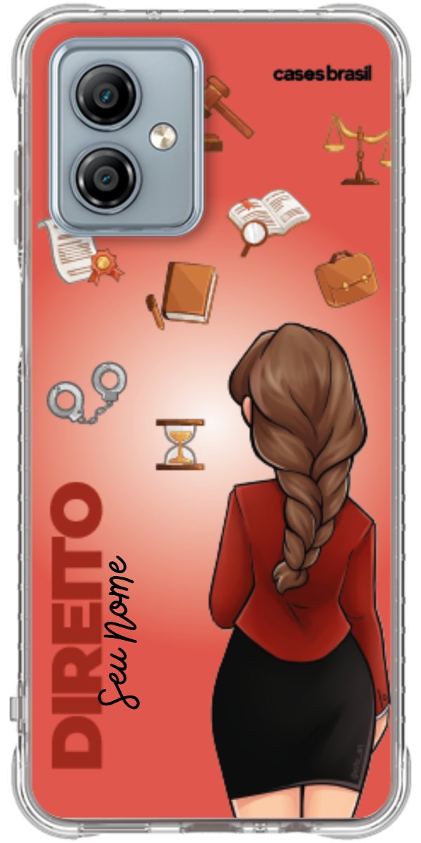 Capinha para celular Direito - Boneca Profissão Com Fundo