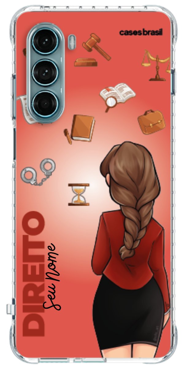 Capinha para celular Direito - Boneca Profissão Com Fundo