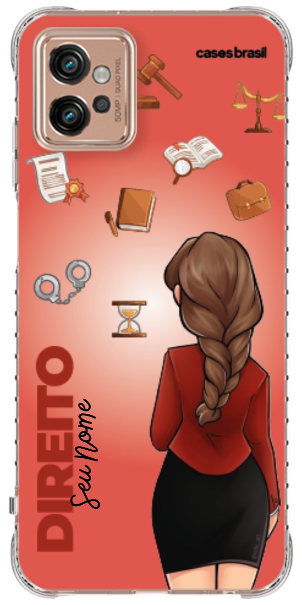 Capinha para celular Direito - Boneca Profissão Com Fundo