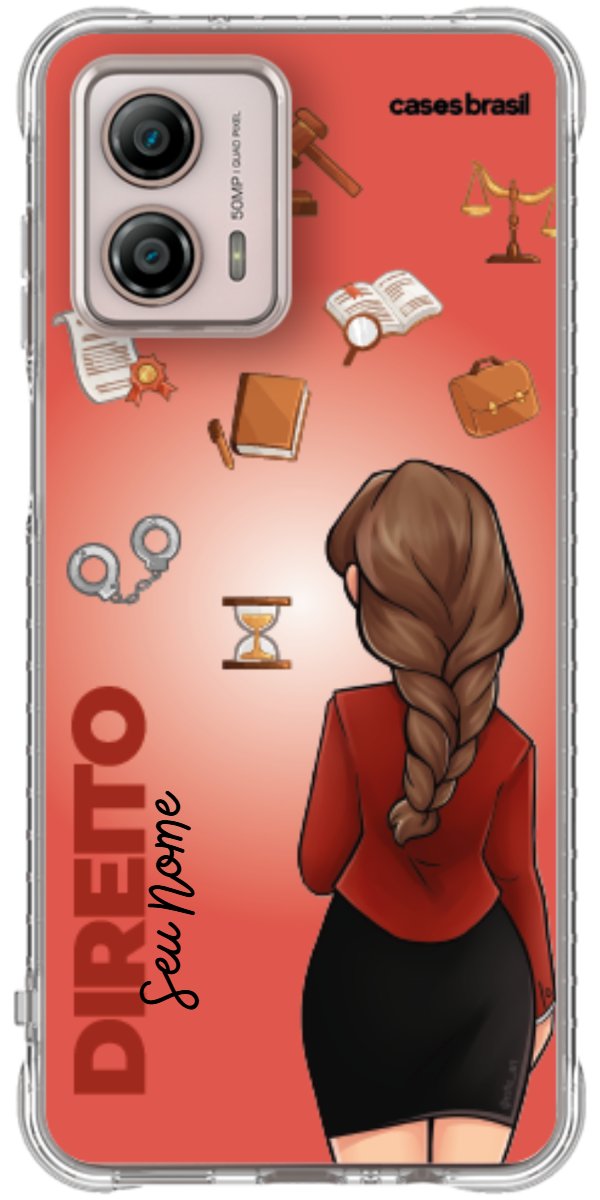 Capinha para celular Direito - Boneca Profissão Com Fundo