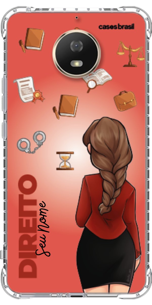 Capinha para celular Direito - Boneca Profissão Com Fundo