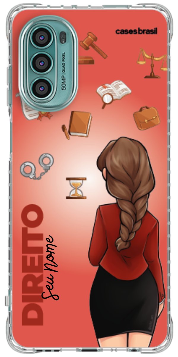Capinha para celular Direito - Boneca Profissão Com Fundo