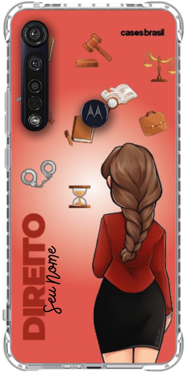 Capinha para celular Direito - Boneca Profissão Com Fundo