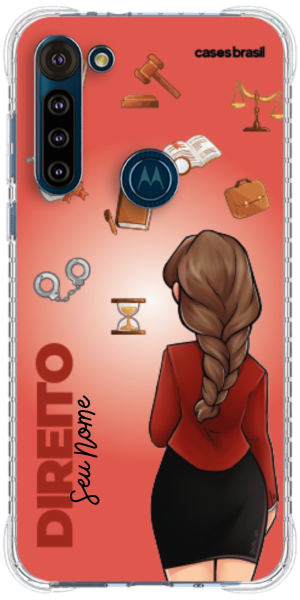 Capinha para celular Direito - Boneca Profissão Com Fundo