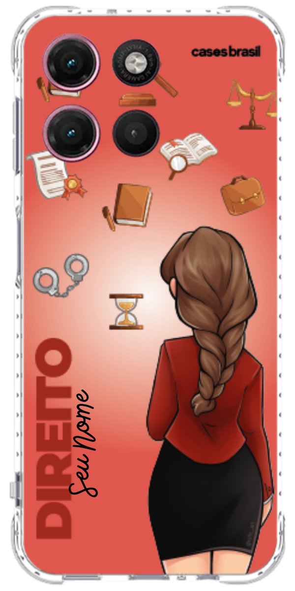 Capinha para celular Direito - Boneca Profissão Com Fundo