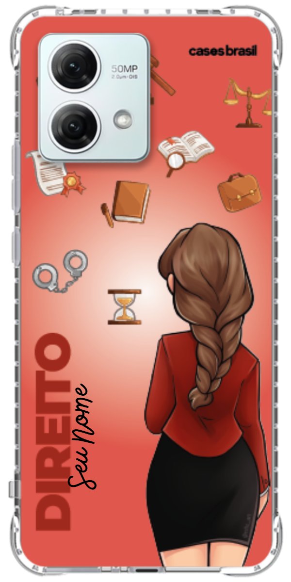 Capinha para celular Direito - Boneca Profissão Com Fundo