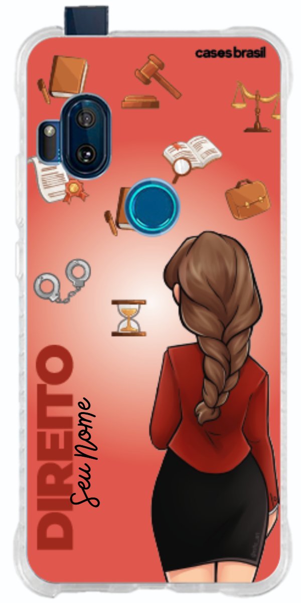 Capinha para celular Direito - Boneca Profissão Com Fundo