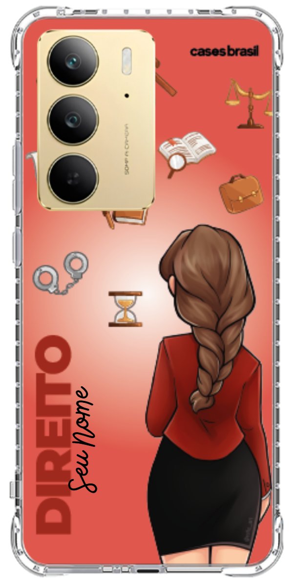 Capinha para celular Direito - Boneca Profissão Com Fundo
