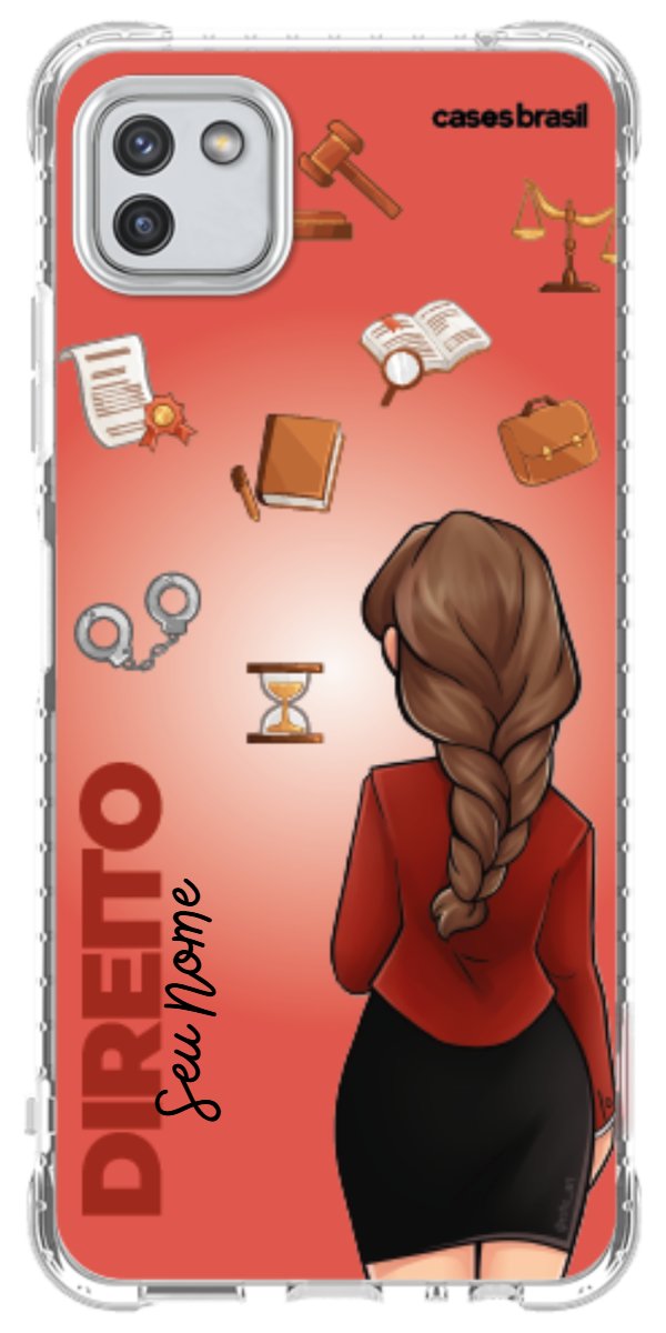 Capinha para celular Direito - Boneca Profissão Com Fundo