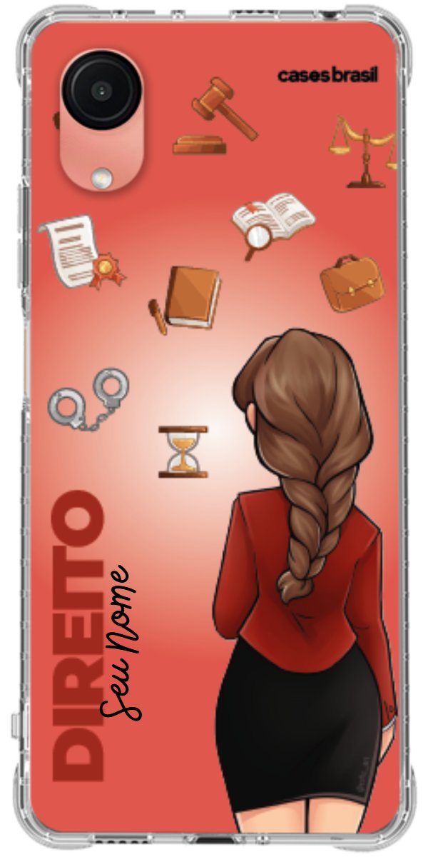 Capinha para celular Direito - Boneca Profissão Com Fundo