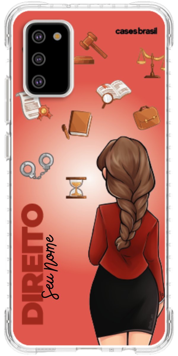 Capinha para celular Direito - Boneca Profissão Com Fundo