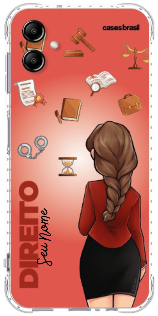 Capinha para celular Direito - Boneca Profissão Com Fundo