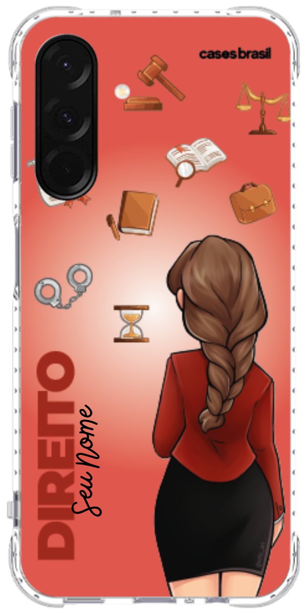 Capinha para celular Direito - Boneca Profissão Com Fundo