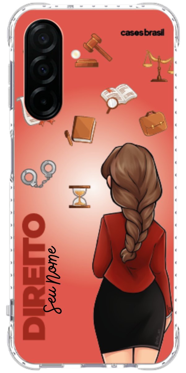Capinha para celular Direito - Boneca Profissão Com Fundo