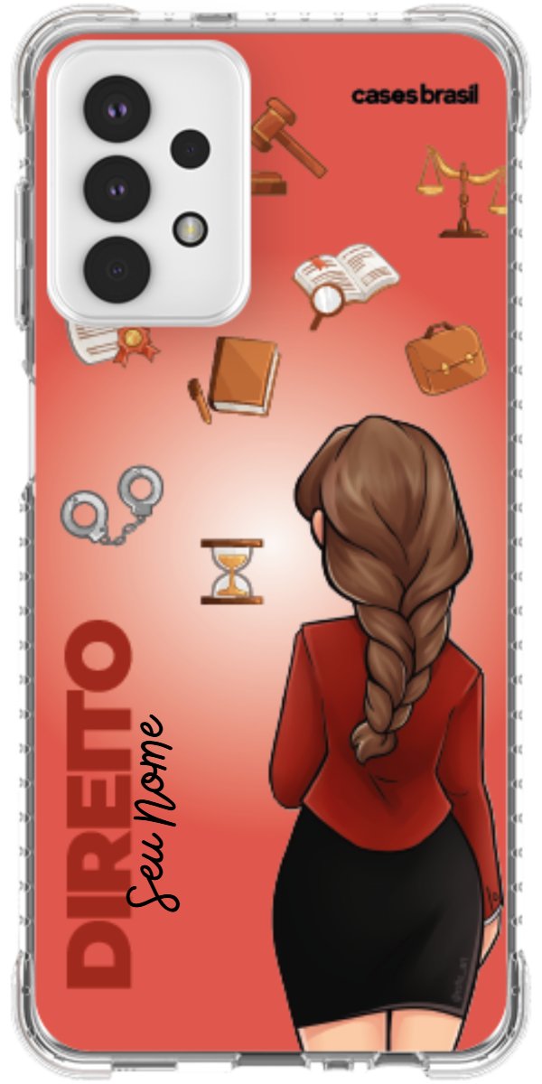 Capinha para celular Direito - Boneca Profissão Com Fundo