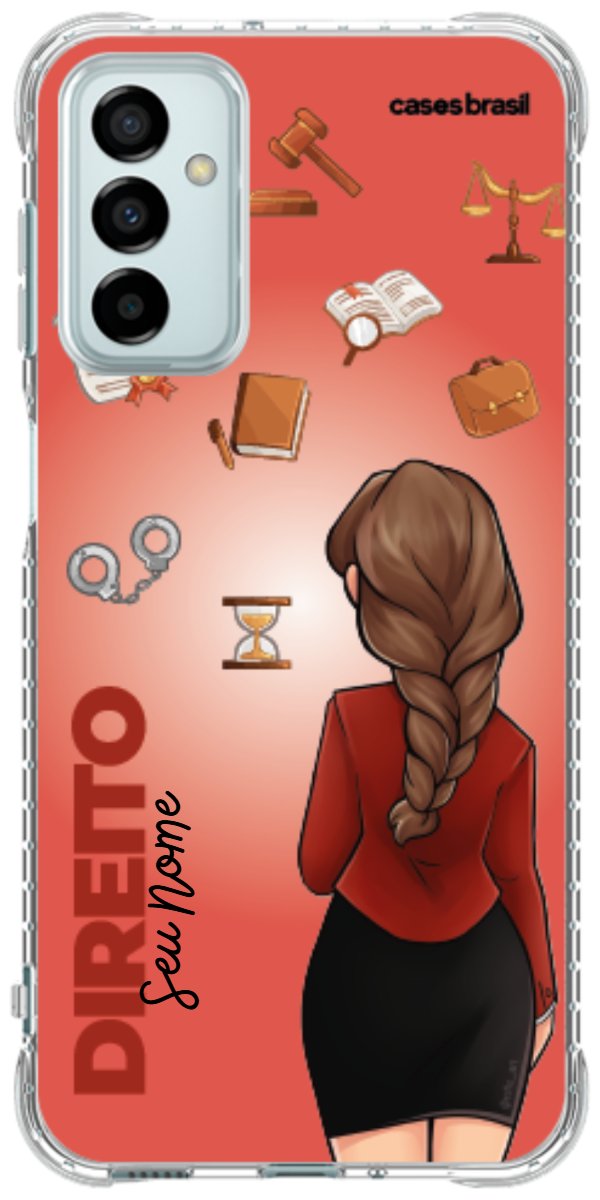 Capinha para celular Direito - Boneca Profissão Com Fundo