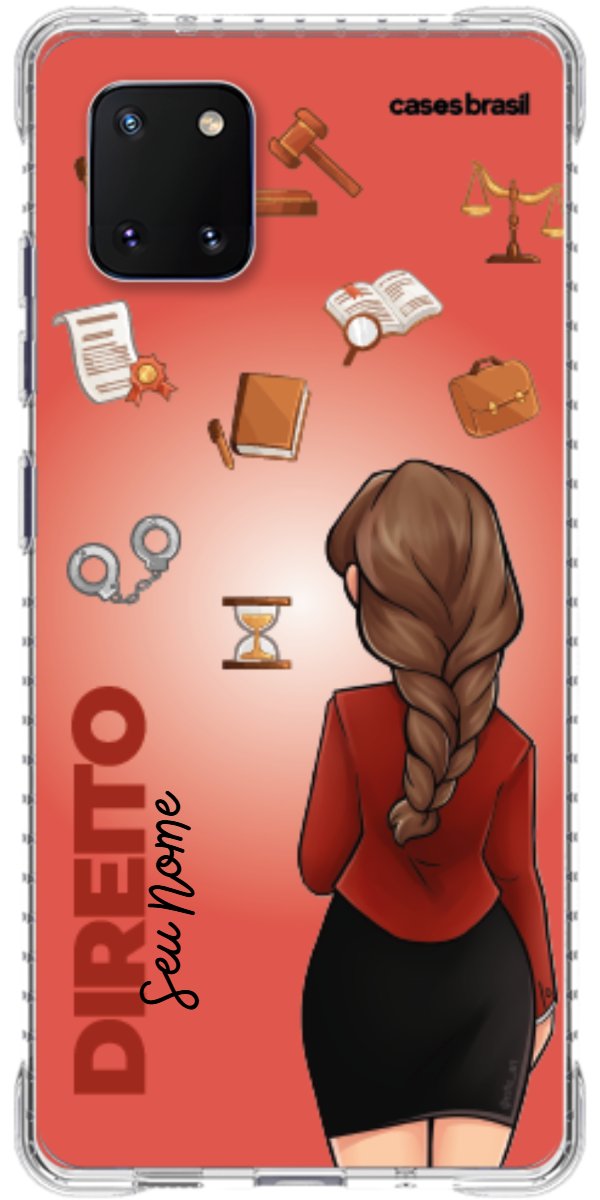 Capinha para celular Direito - Boneca Profissão Com Fundo
