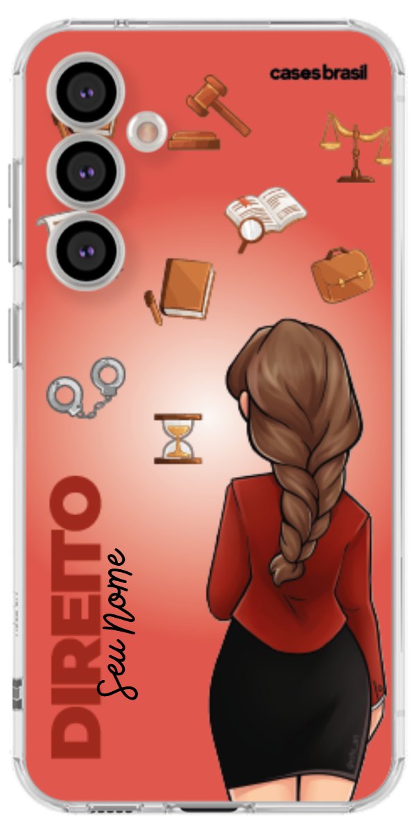 Capinha para celular Direito - Boneca Profissão Com Fundo