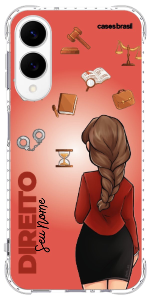 Capinha para celular Direito - Boneca Profissão Com Fundo