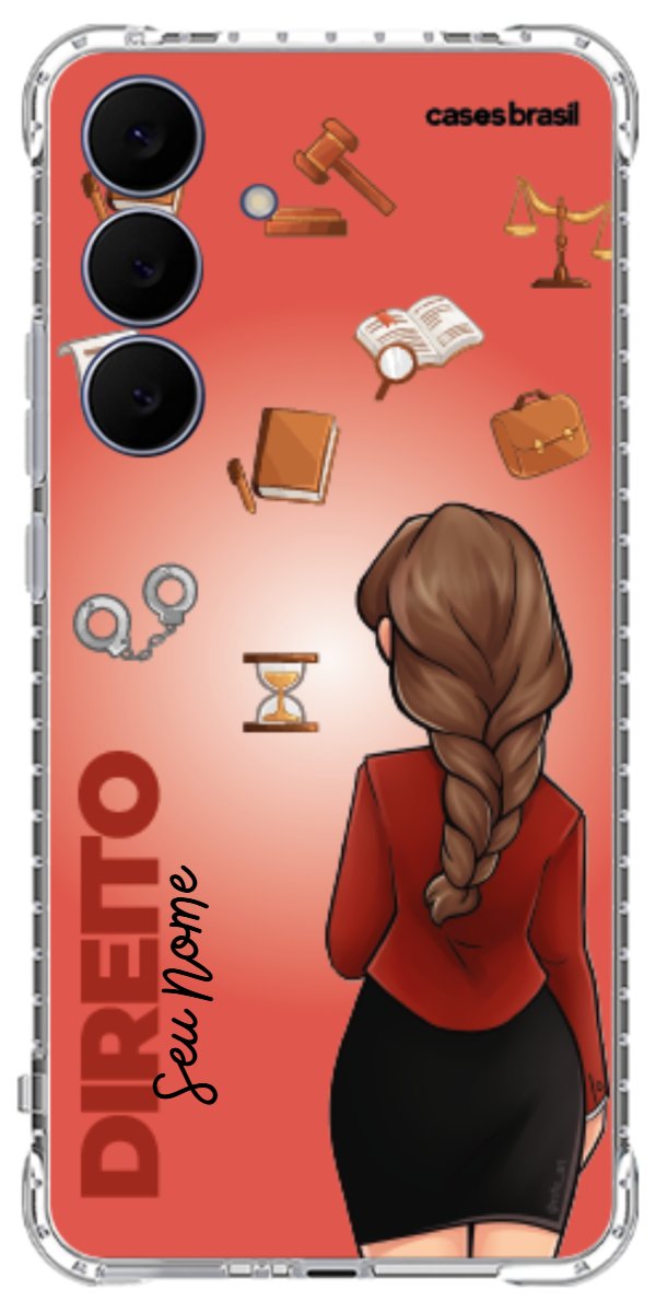 Capinha para celular Direito - Boneca Profissão Com Fundo