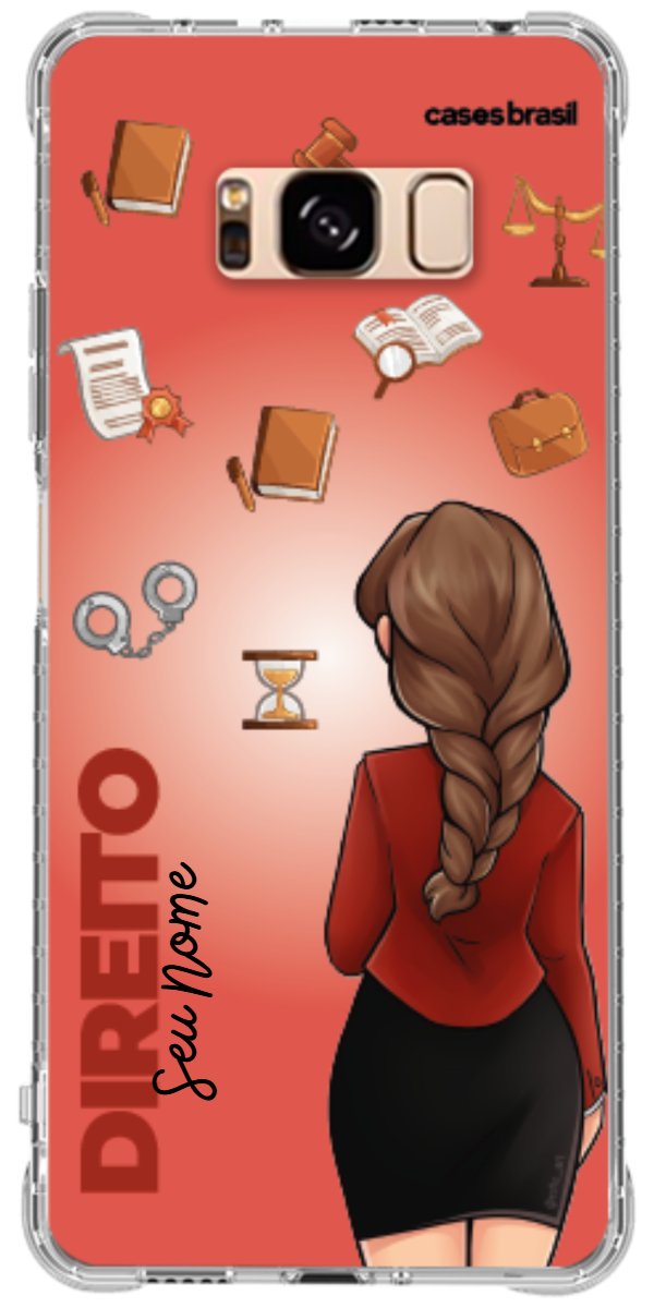 Capinha para celular Direito - Boneca Profissão Com Fundo