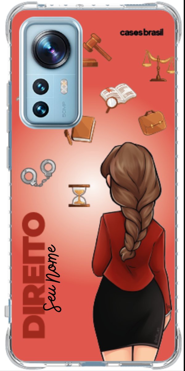 Capinha para celular Direito - Boneca Profissão Com Fundo