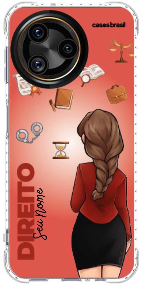 Capinha para celular Direito - Boneca Profissão Com Fundo