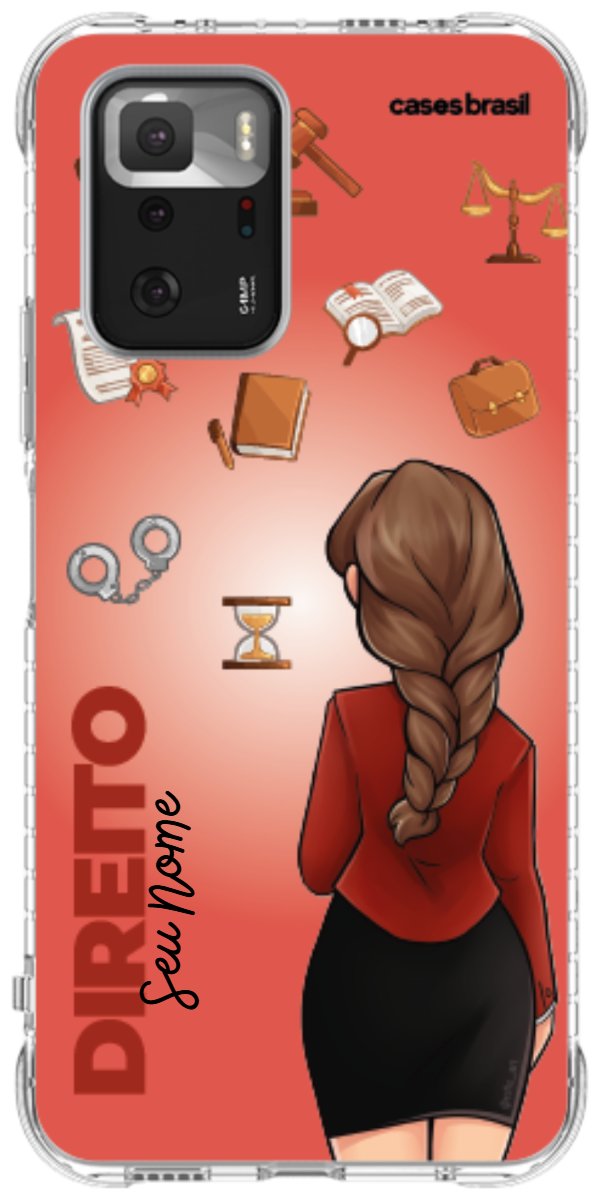 Capinha para celular Direito - Boneca Profissão Com Fundo
