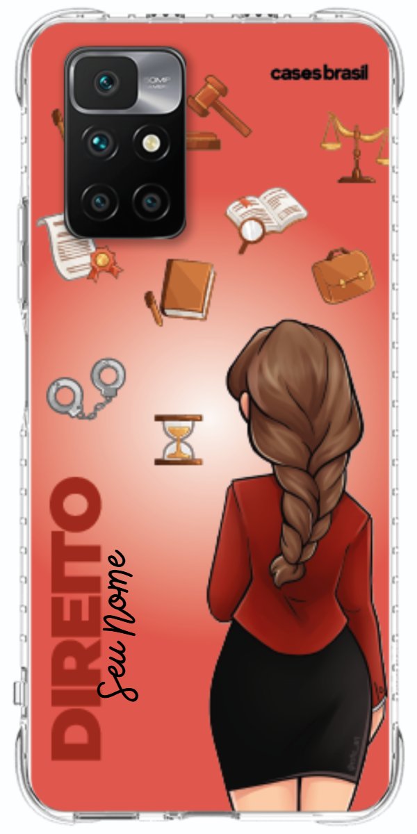 Capinha para celular Direito - Boneca Profissão Com Fundo