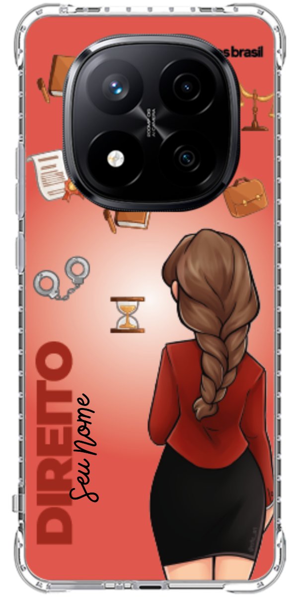 Capinha para celular Direito - Boneca Profissão Com Fundo
