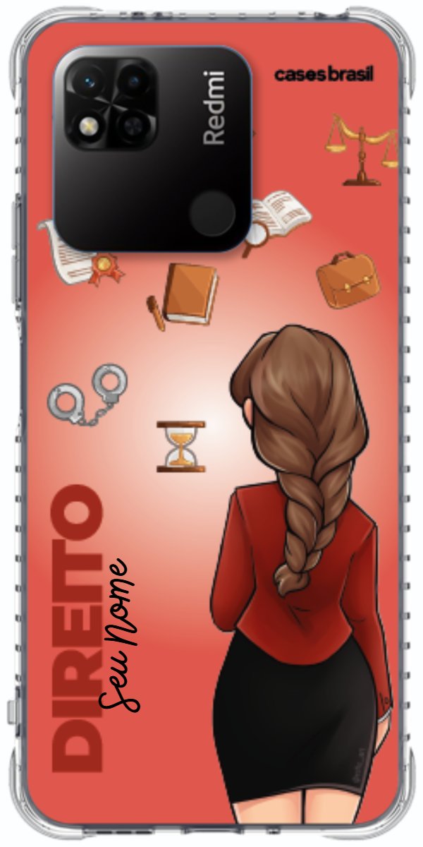 Capinha para celular Direito - Boneca Profissão Com Fundo