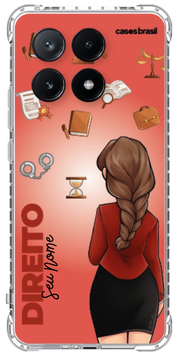 Capinha para celular Direito - Boneca Profissão Com Fundo