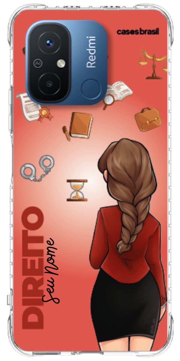 Capinha para celular Direito - Boneca Profissão Com Fundo