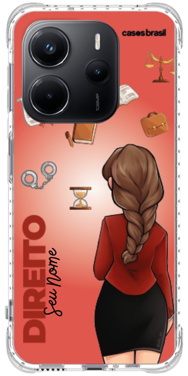 Capinha para celular Direito - Boneca Profissão Com Fundo