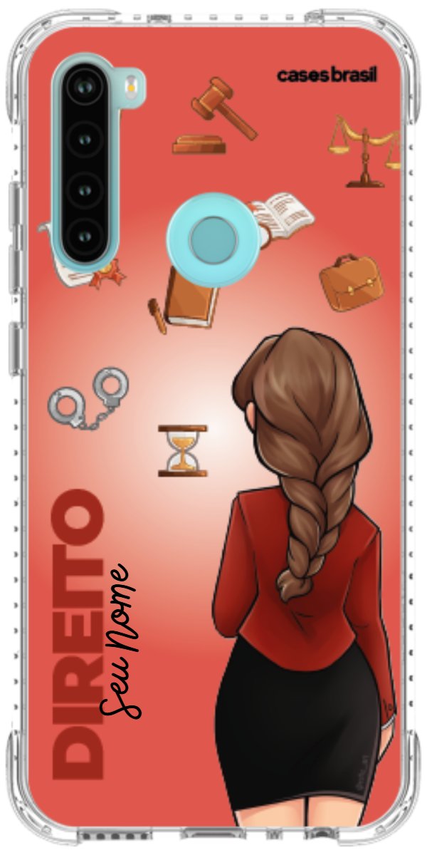 Capinha para celular Direito - Boneca Profissão Com Fundo