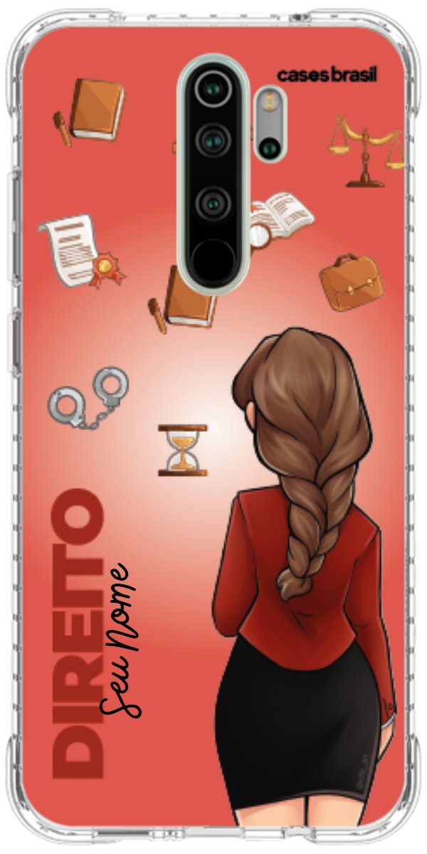 Capinha para celular Direito - Boneca Profissão Com Fundo