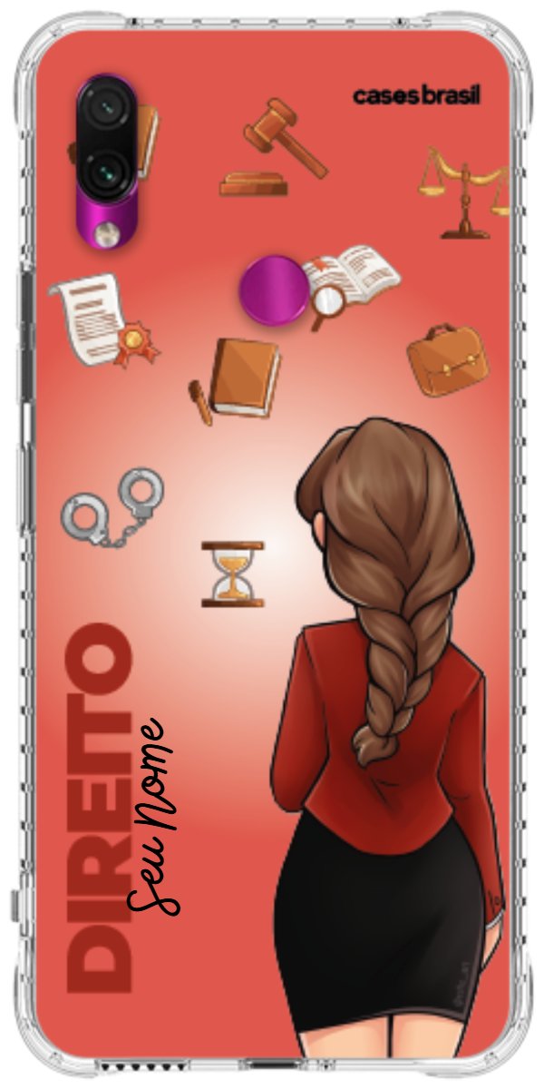 Capinha para celular Direito - Boneca Profissão Com Fundo