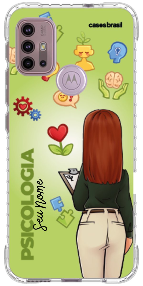 Capinha para celular Psicologia - Boneca Profissão Com Fundo