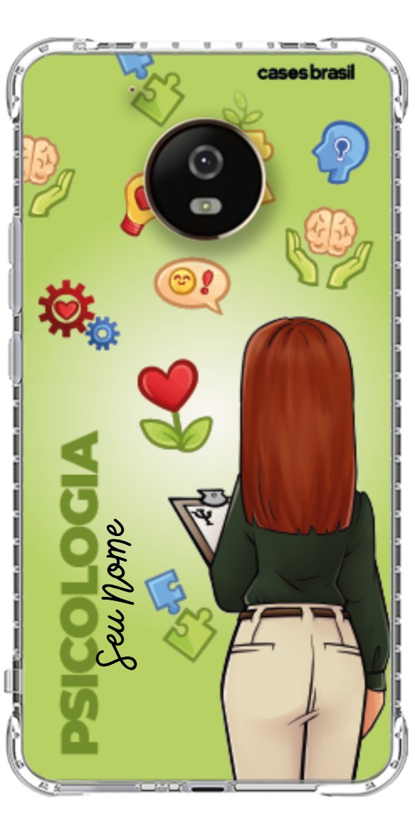 Capinha para celular Psicologia - Boneca Profissão Com Fundo