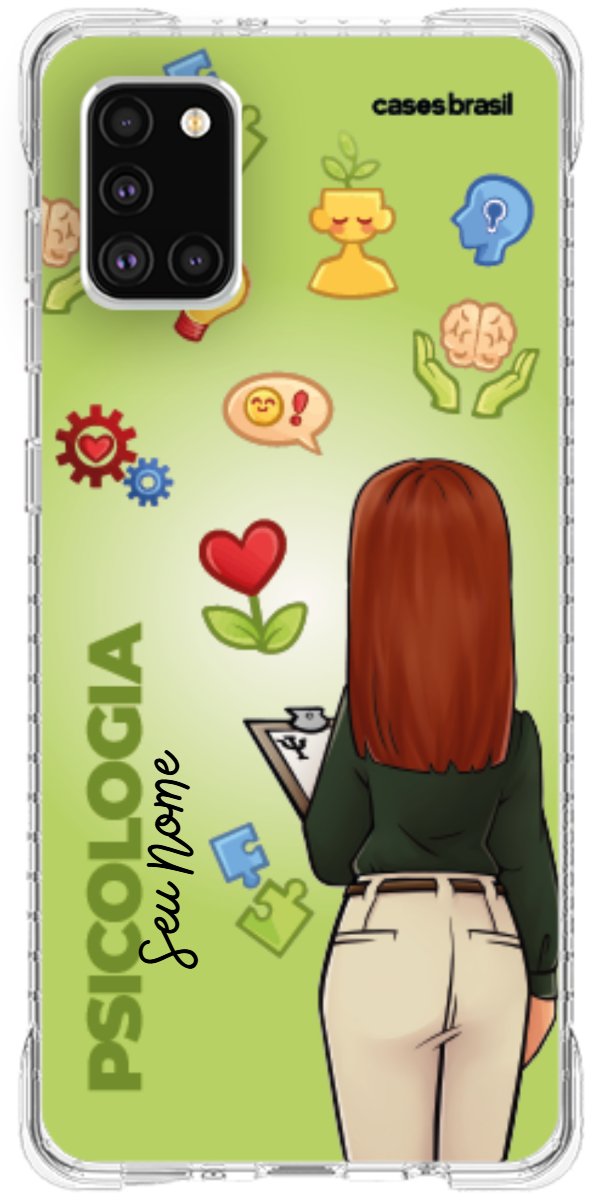 Capinha para celular Psicologia - Boneca Profissão Com Fundo