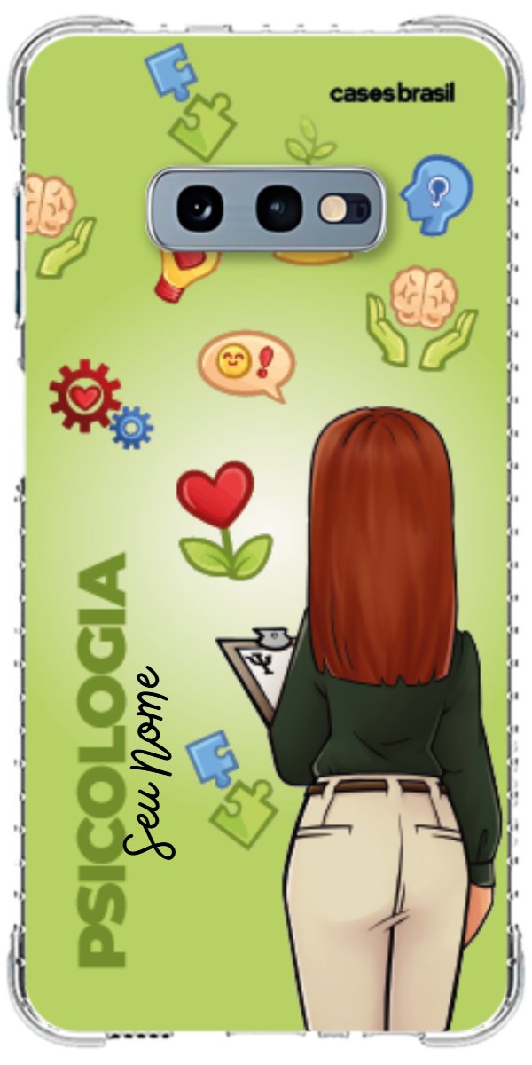 Capinha para celular Psicologia - Boneca Profissão Com Fundo
