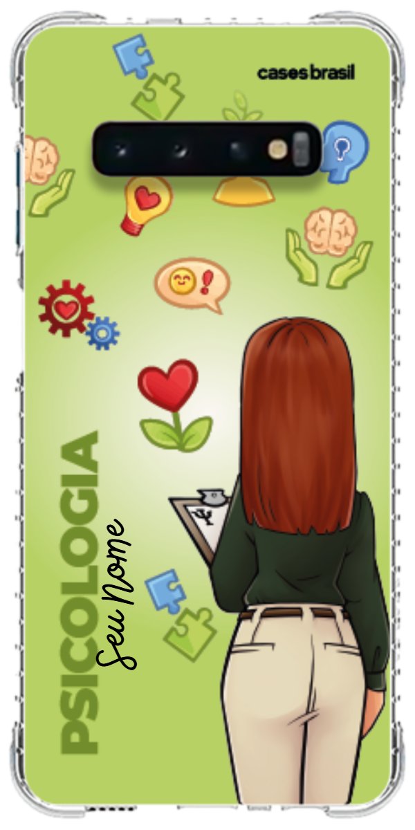 Capinha para celular Psicologia - Boneca Profissão Com Fundo