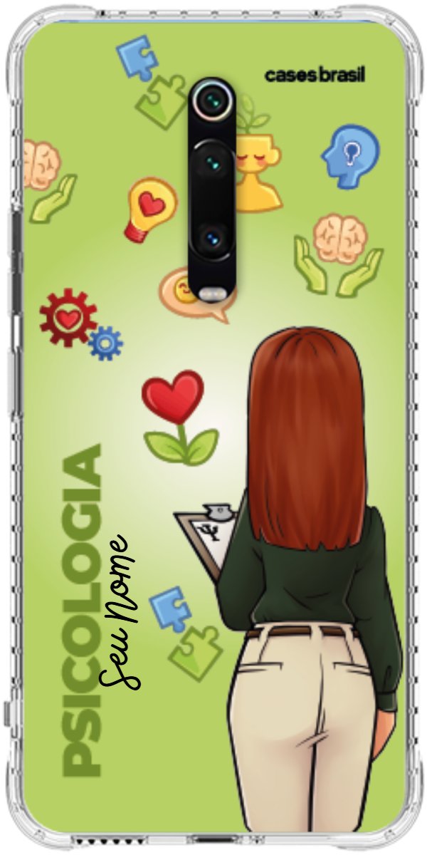 Capinha para celular Psicologia - Boneca Profissão Com Fundo