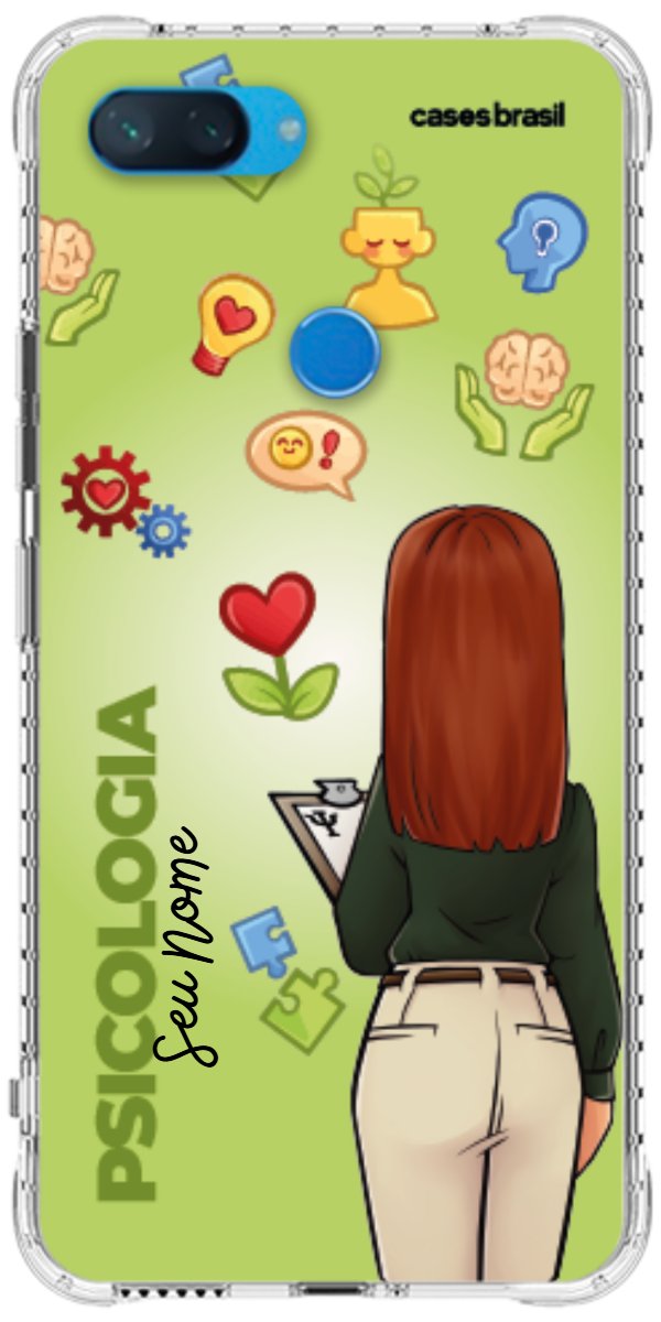 Capinha para celular Psicologia - Boneca Profissão Com Fundo