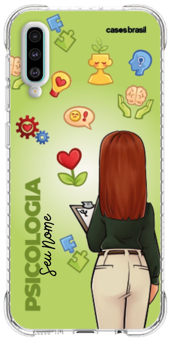 Capinha para celular Psicologia - Boneca Profissão Com Fundo