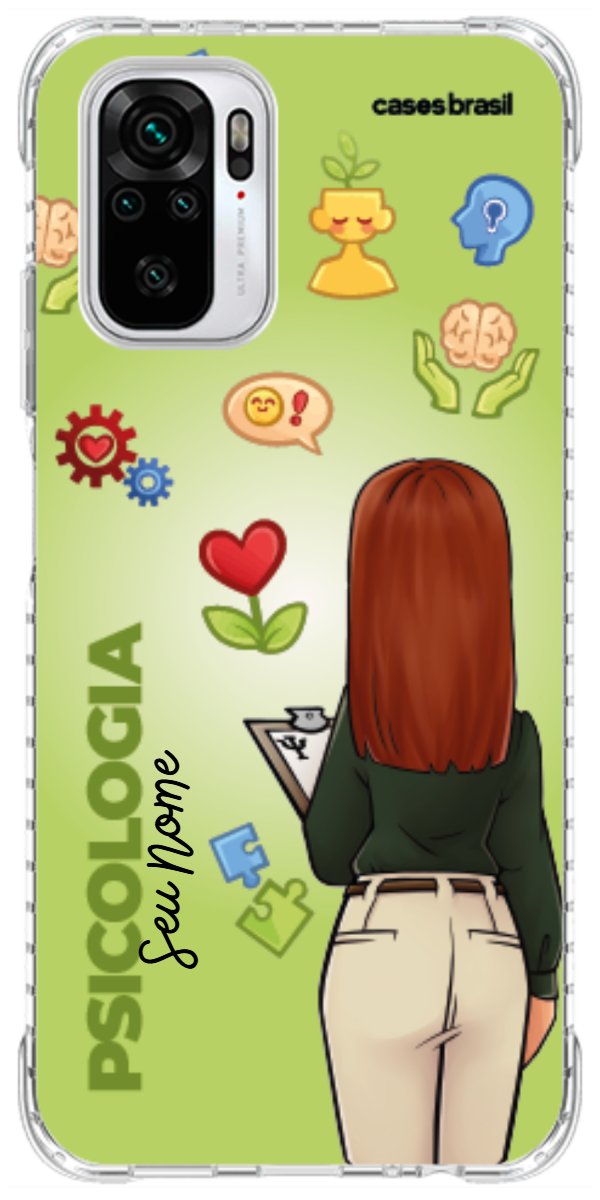 Capinha para celular Psicologia - Boneca Profissão Com Fundo