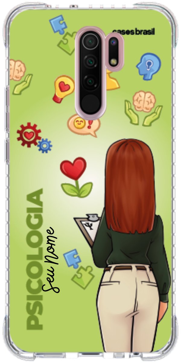 Capinha para celular Psicologia - Boneca Profissão Com Fundo