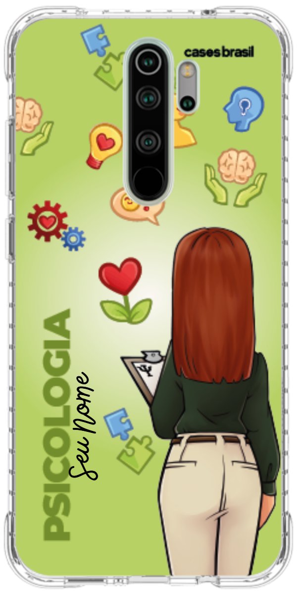 Capinha para celular Psicologia - Boneca Profissão Com Fundo